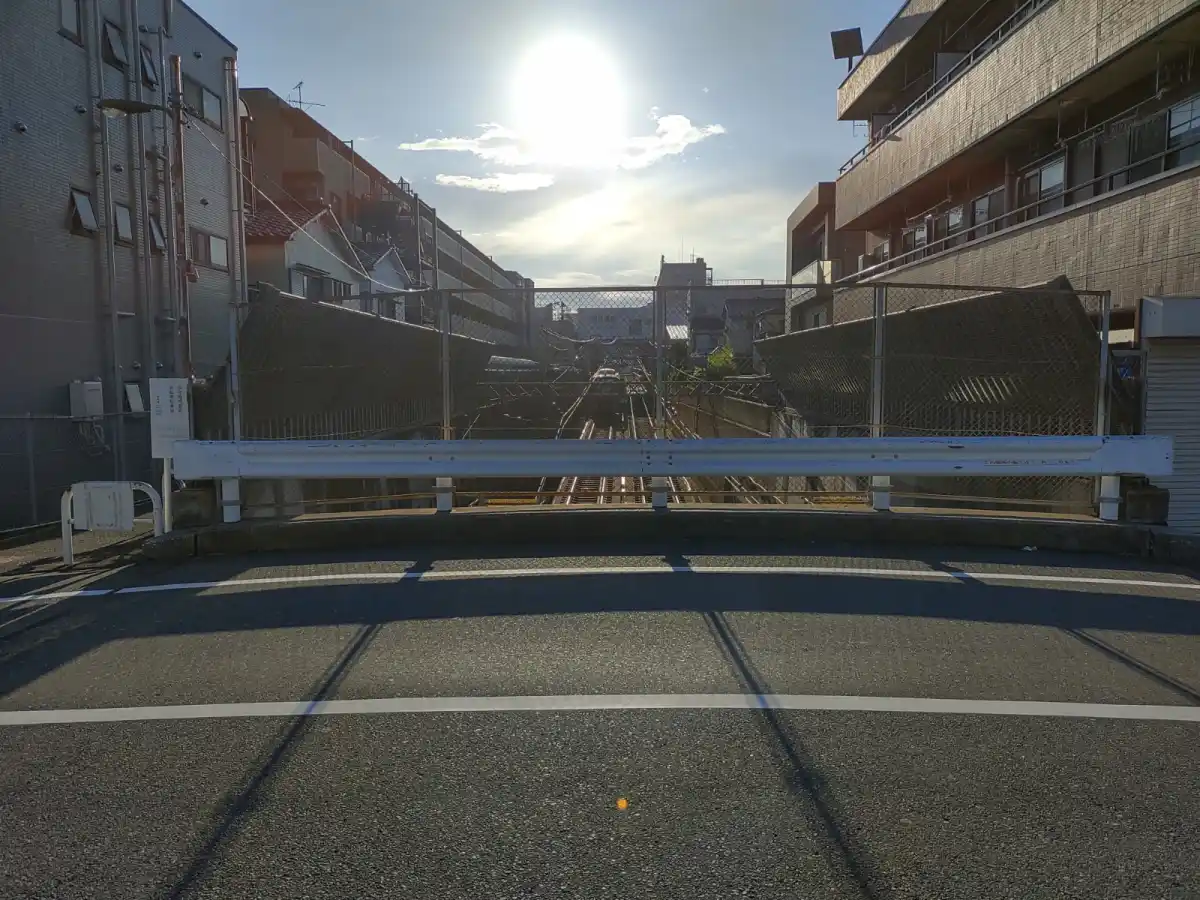 穴守稲荷駅⇔天空橋駅間のトンネルの写真