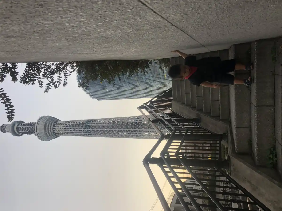 十間橋川沿いの写真