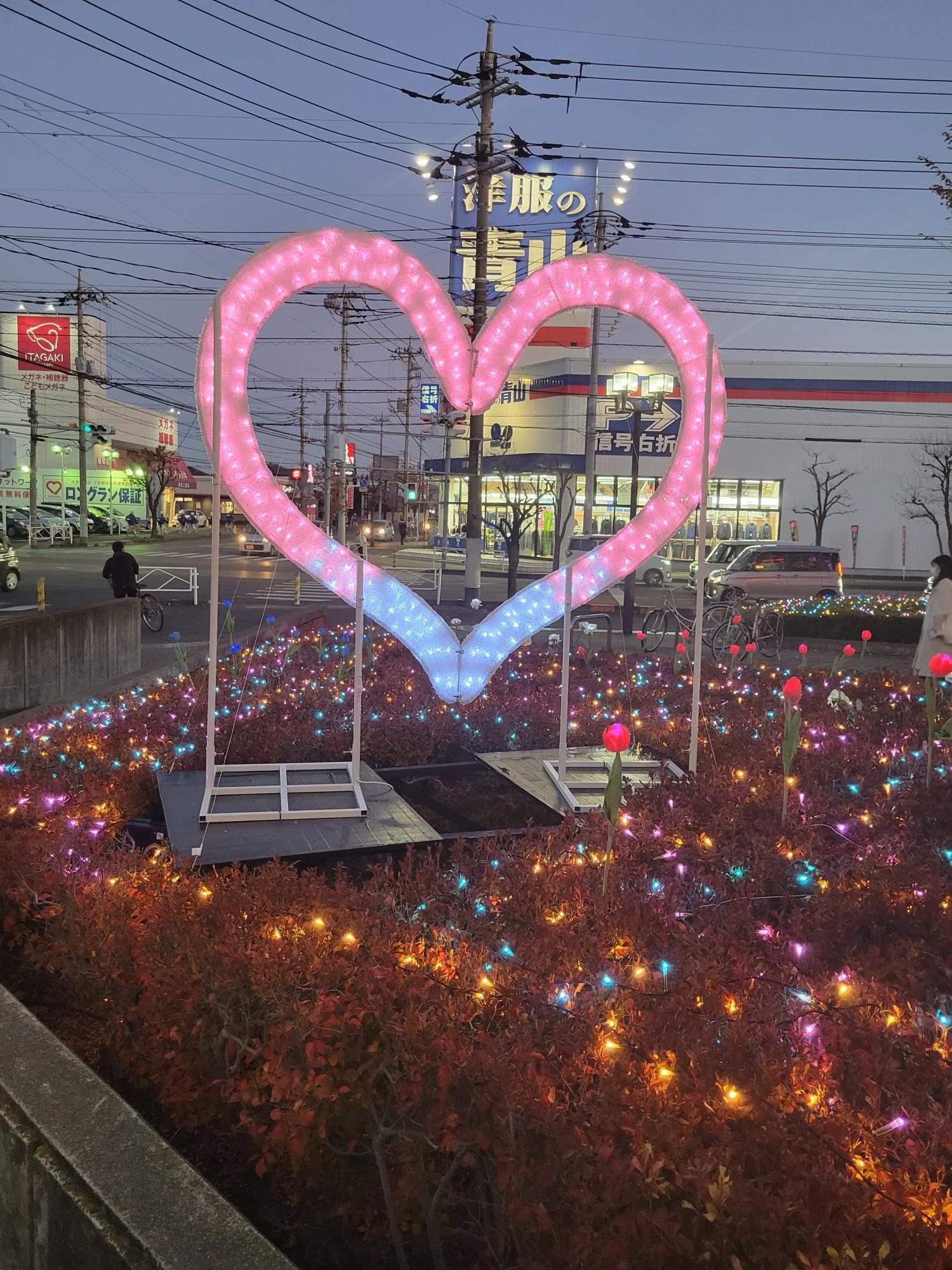 イルミネーションスポットの写真