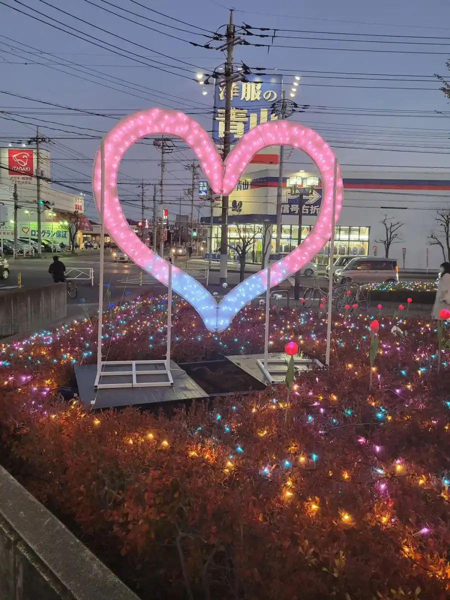 イルミネーションスポットの写真