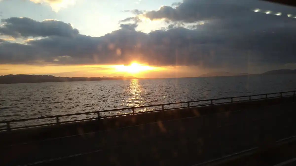 宍道湖夕日スポットの写真