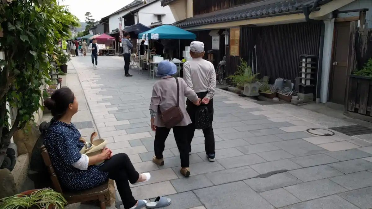 北国街道　柳町の写真