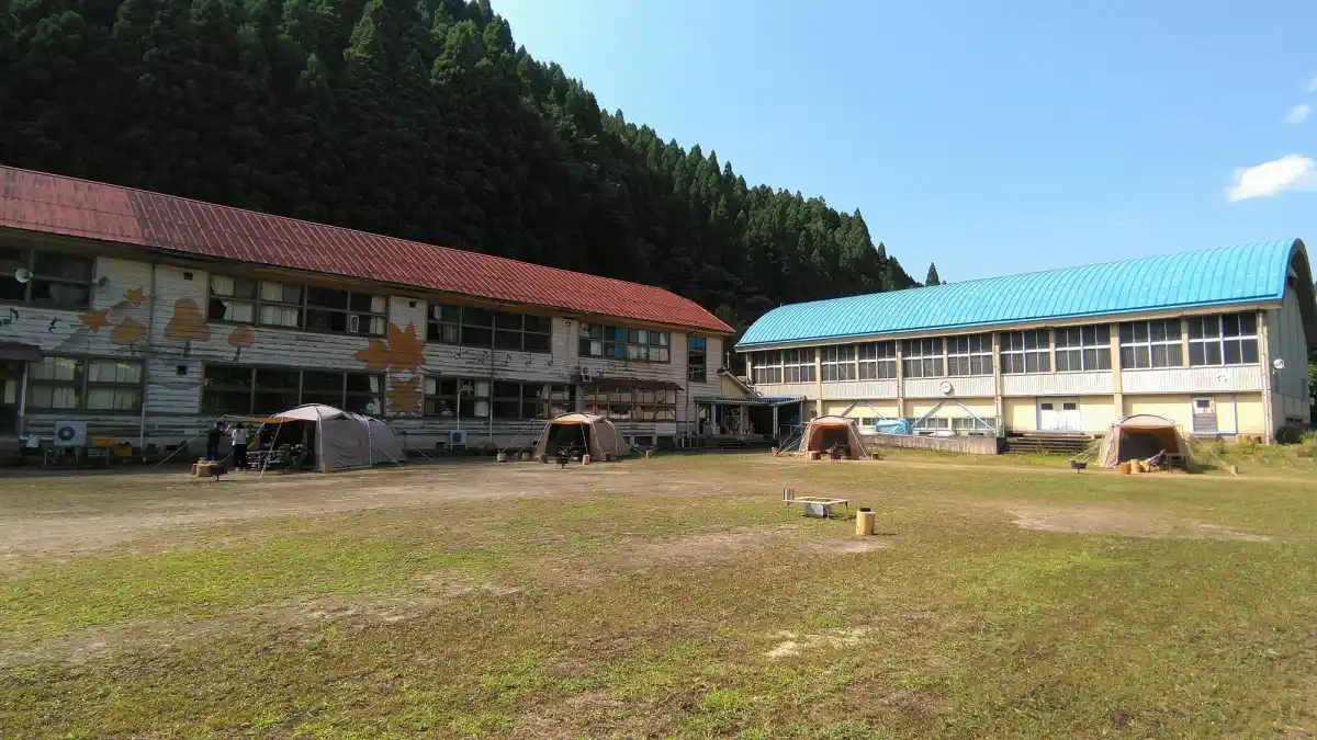 智頭の林間学校の写真