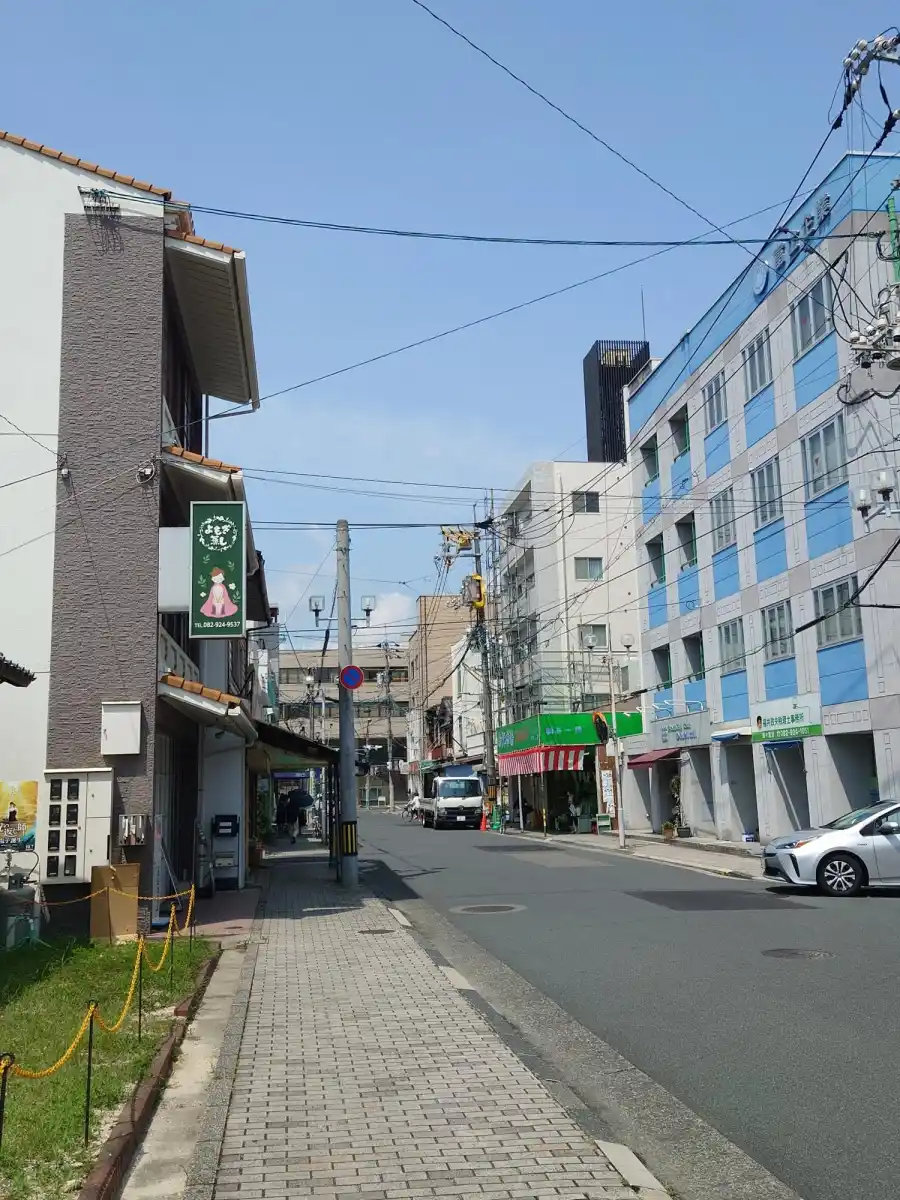 楽々園商店街の写真