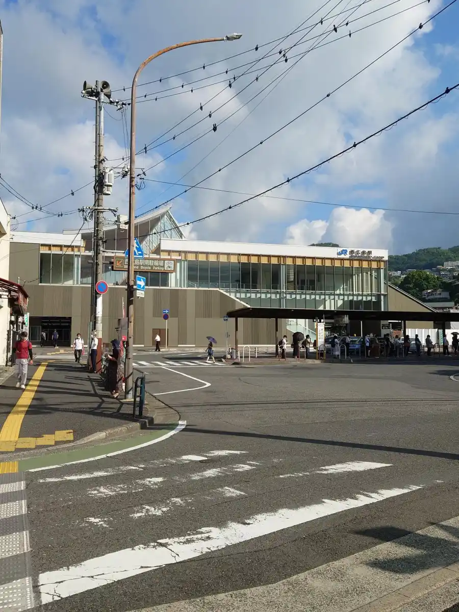 JR西広島駅南口ロータリーの写真