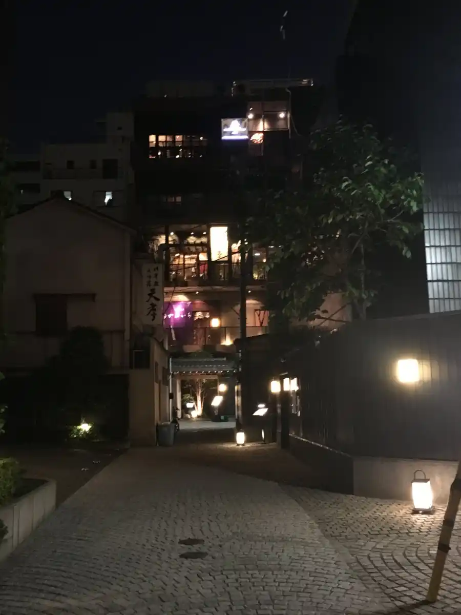 神楽坂の石畳の写真