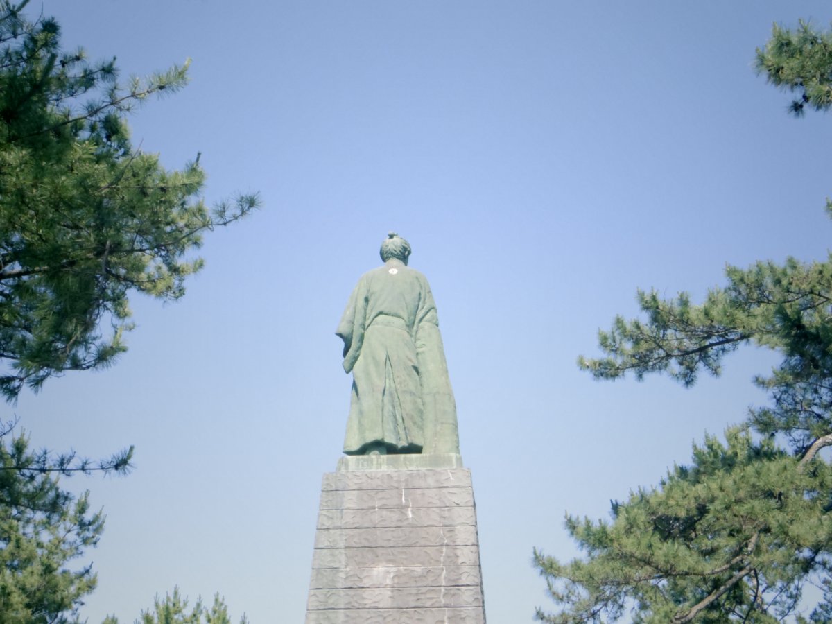 坂本龍馬像の写真